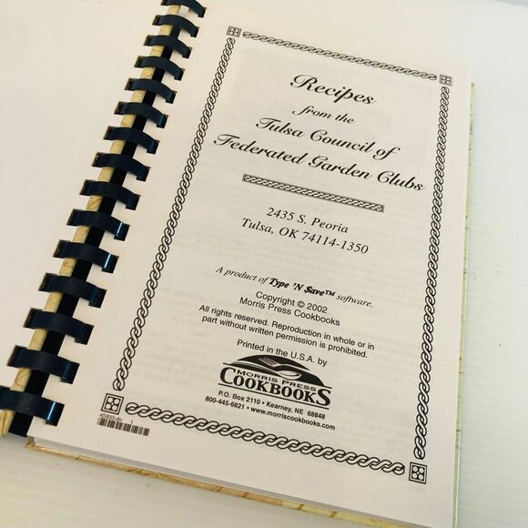 Vintage Cookbook Recipes from Tulsa Council of Federated Garden Club Patriotic - Picture 5 of 10